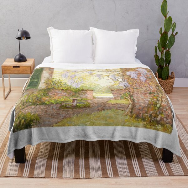 Item preview, Alfred Heber Hutty - Court by the Studio - landscape By Alfred Heber Hutty - Poster designed and sold by LILLIANSTRANGEy.