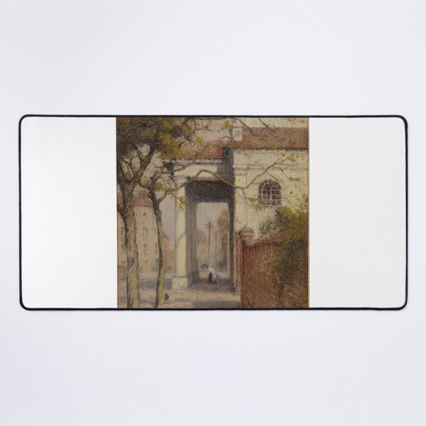 Item preview, Alfred Heber Hutty - In a Southern City - cityscape By Alfred Heber Hutty - Poster designed and sold by LILLIANSTRANGEy.