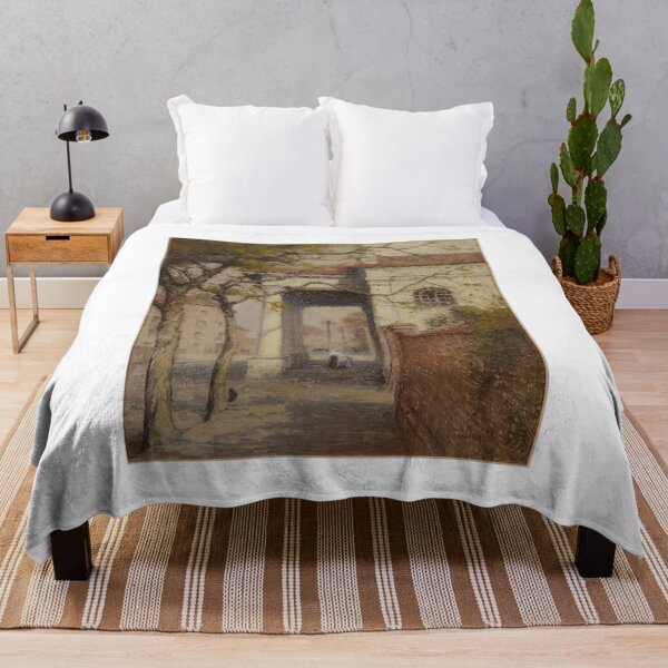 Item preview, Alfred Heber Hutty - In a Southern City - cityscape By Alfred Heber Hutty - Poster designed and sold by LILLIANSTRANGEy.
