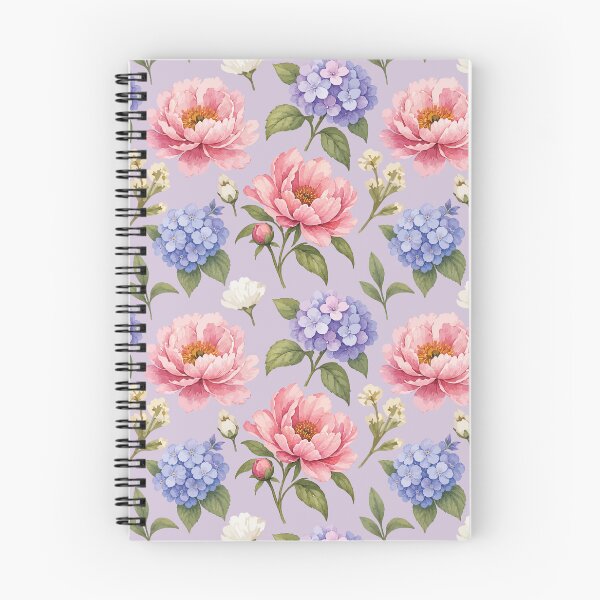 Item preview, Peony Hydrangea Floral Pattern – Vintage Botanical Print 4 designed and sold by SimplePoDesign.