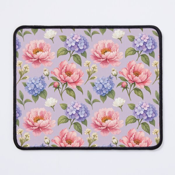 Item preview, Peony Hydrangea Floral Pattern – Vintage Botanical Print 4 designed and sold by SimplePoDesign.