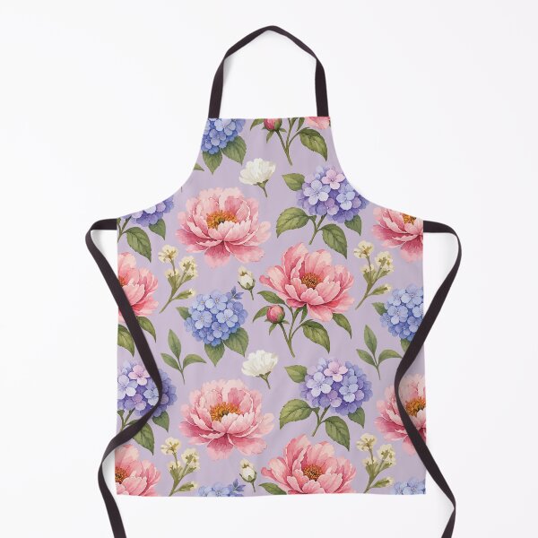 Item preview, Peony Hydrangea Floral Pattern – Vintage Botanical Print 4 designed and sold by SimplePoDesign.