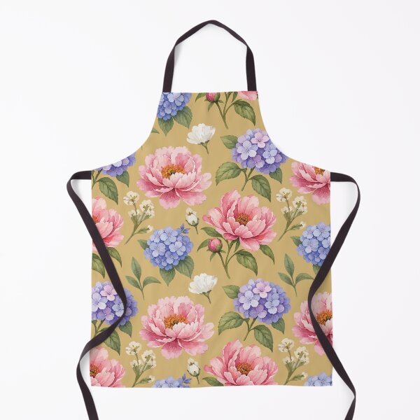Item preview, Peony Hydrangea Floral Pattern – Vintage Botanical Print 5 designed and sold by SimplePoDesign.