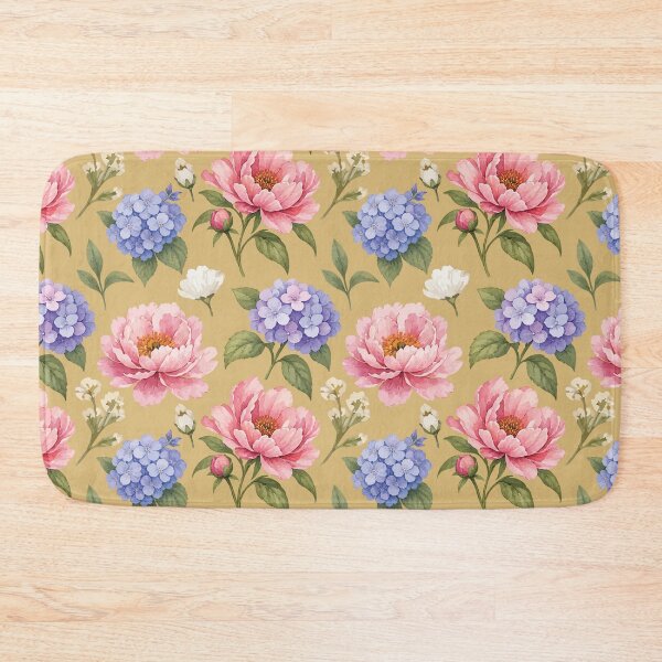 Item preview, Peony Hydrangea Floral Pattern – Vintage Botanical Print 5 designed and sold by SimplePoDesign.