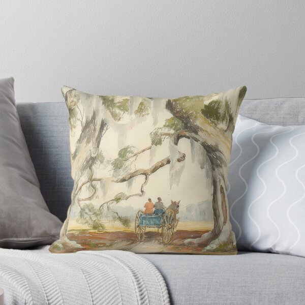 Item preview, Alfred Heber Hutty - Southern OaksGoing Home - genre painting By Alfred Heber Hutty -  Poster designed and sold by LILLIANSTRANGEy.