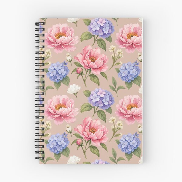 Item preview, Peony Hydrangea Floral Pattern – Vintage Botanical Print 6 designed and sold by SimplePoDesign.