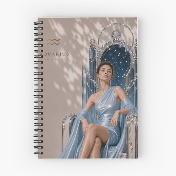 Item preview, Aquarius Celestial Goddess Zodiac Portrait designed and sold by AtelierHailey.