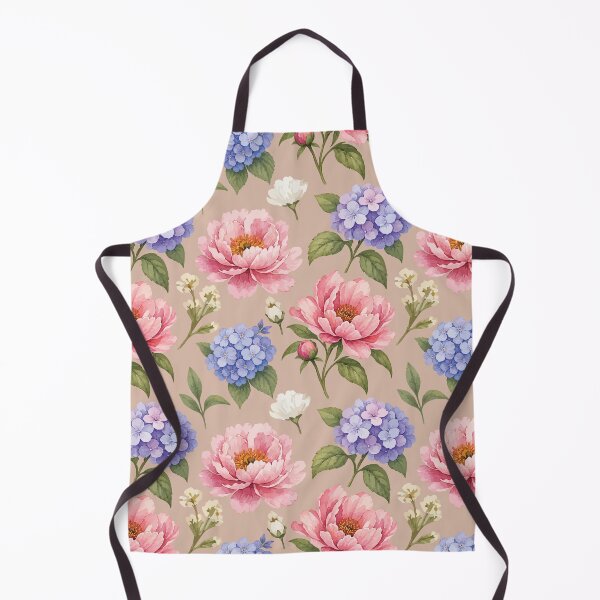 Item preview, Peony Hydrangea Floral Pattern – Vintage Botanical Print 6 designed and sold by SimplePoDesign.