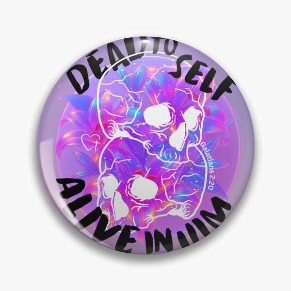 Item preview, Holographic Floral Skull Galatians 2:20 Faith Design designed and sold by Shop-Created.