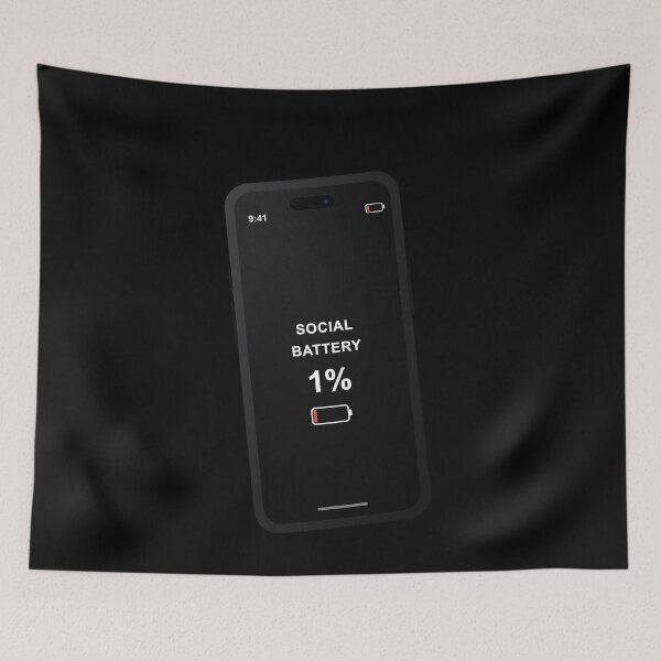 Item preview, Social Battery designed and sold by RetroPlus.