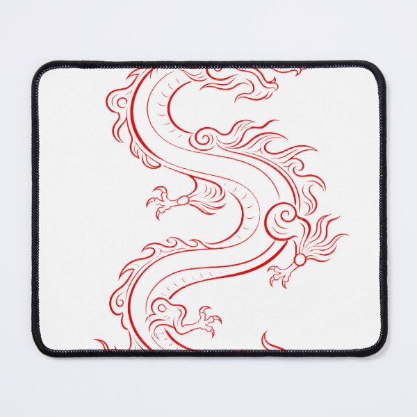 Item preview, Traditional Crimson Dragon Vietnamese Dragon - Ly Dynasty Art designed and sold by Rising Drake.