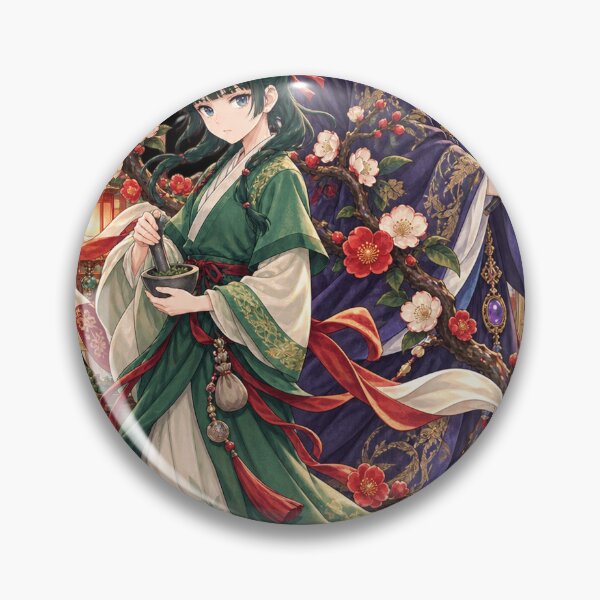 Item preview, Maomao and Jinshi The Apothecary Diaries Floral Portrait designed and sold by neezarro.