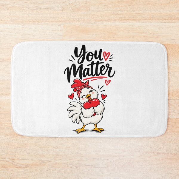 Item preview, You Matter Chicken Hug designed and sold by Side Quest Co..