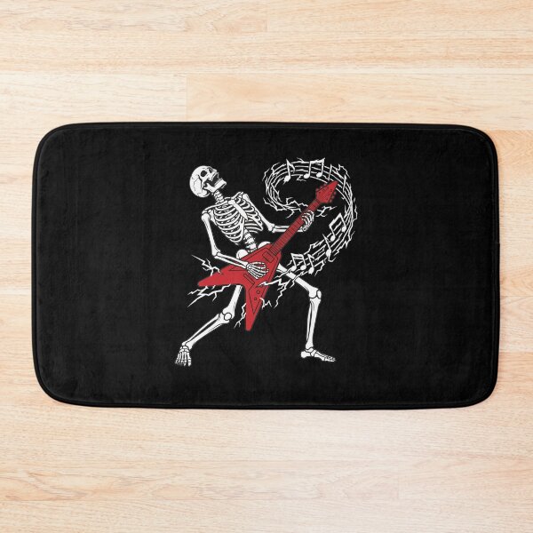 Item preview, Rocker Skeleton Playing Electric Guitar Rock Halloween Mens designed and sold by clothesy7.