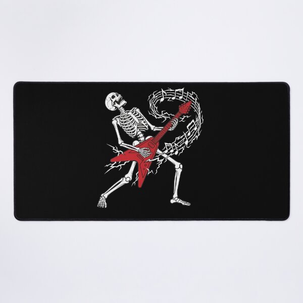 Item preview, Rocker Skeleton Playing Electric Guitar Rock Halloween Mens designed and sold by clothesy7.