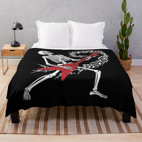 Item preview, Rocker Skeleton Playing Electric Guitar Rock Halloween Mens designed and sold by clothesy7.