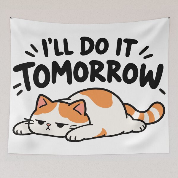 Item preview, Lazy Cat in Nap Mode designed and sold by MewMade.