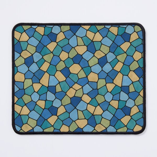 Item preview, Mosaic pattern blue green turquoise designed and sold by Kathy Kuczek.
