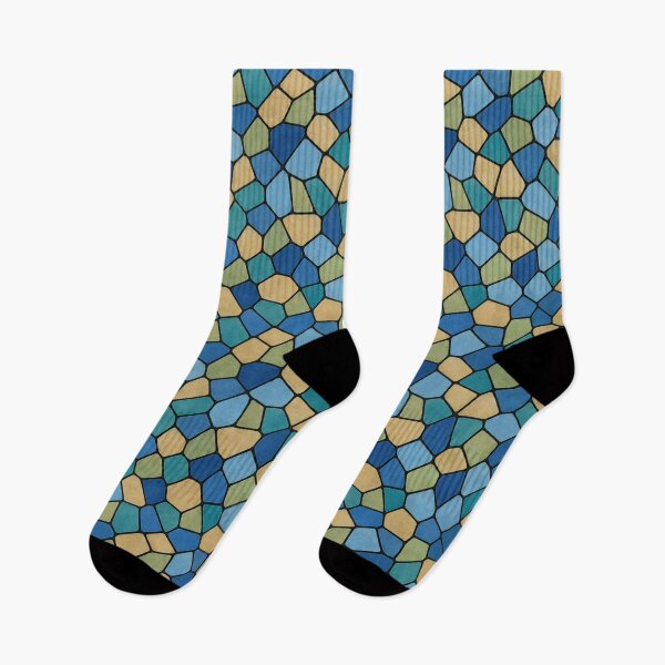Item preview, Mosaic pattern blue green turquoise designed and sold by Kathy Kuczek.