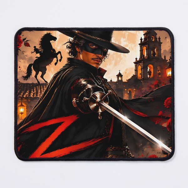 Item preview, Zorro The Masked Swordsman | Don Diego de la Vega Moonlight Fan Art designed and sold by Amr Siam.