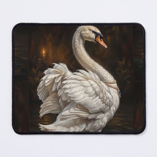 Item preview, Royal Swan Sapphire Pearl Necklace designed and sold by The Real Beast Art.