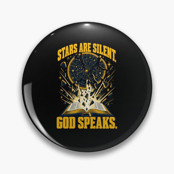 Item preview, Stars Are Silent God Speaks Christian Apologetics Space Bible Art designed and sold by Skotecky.