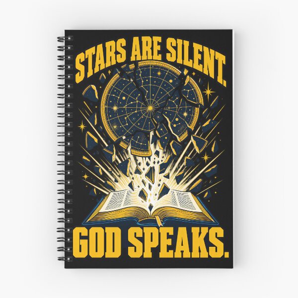 Item preview, Stars Are Silent God Speaks Christian Apologetics Space Bible Art designed and sold by Skotecky.