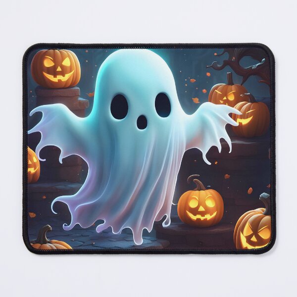 Item preview, Spooky Cute Little Ghost and Pumpkins designed and sold by MarionsArt.