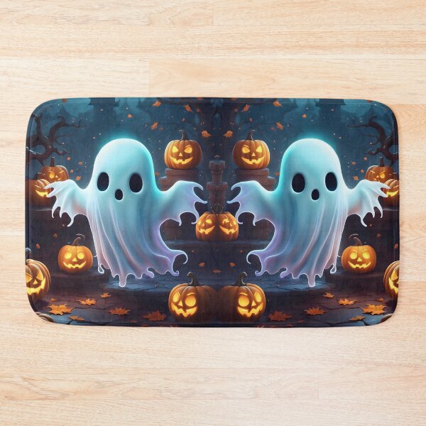 Item preview, Spooky Cute Little Ghost and Pumpkins designed and sold by MarionsArt.