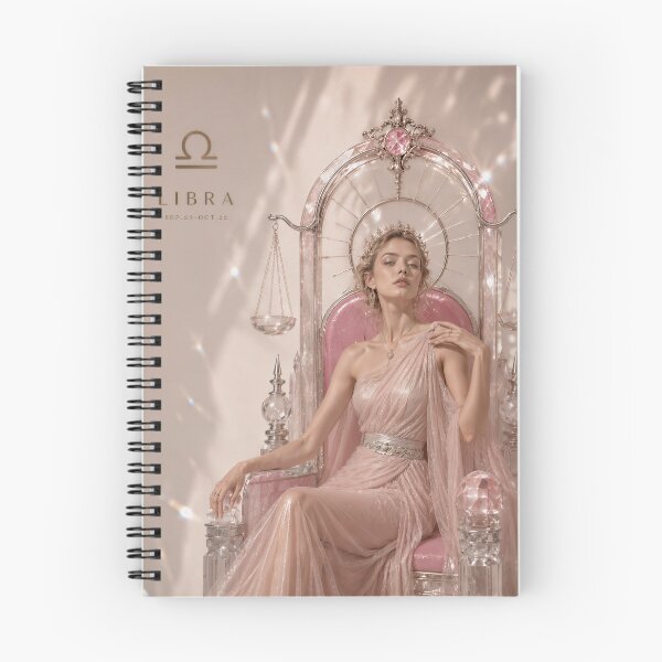 Item preview, Libra Crystal Goddess Zodiac Portrait designed and sold by AtelierHailey.