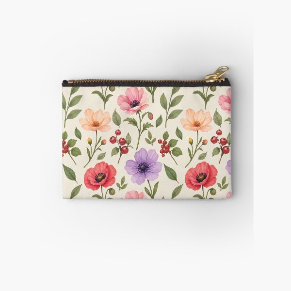 Item preview, Colorful Wildflower Botanical Pattern – Vintage Floral Print 1 designed and sold by SimplePoDesign.