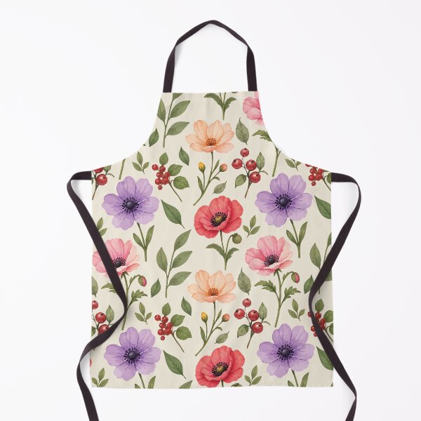 Item preview, Colorful Wildflower Botanical Pattern – Vintage Floral Print 1 designed and sold by SimplePoDesign.