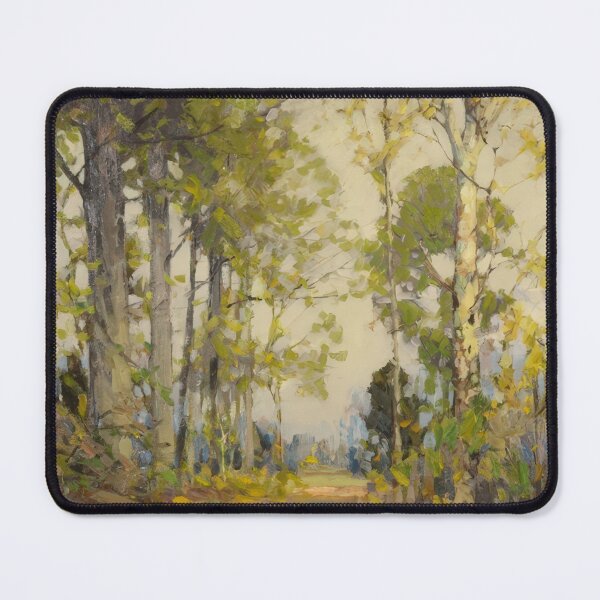 Item preview, Alfred Heber Hutty - Through the Woods - landscape By Alfred Heber Hutty - Poster designed and sold by LILLIANSTRANGEy.