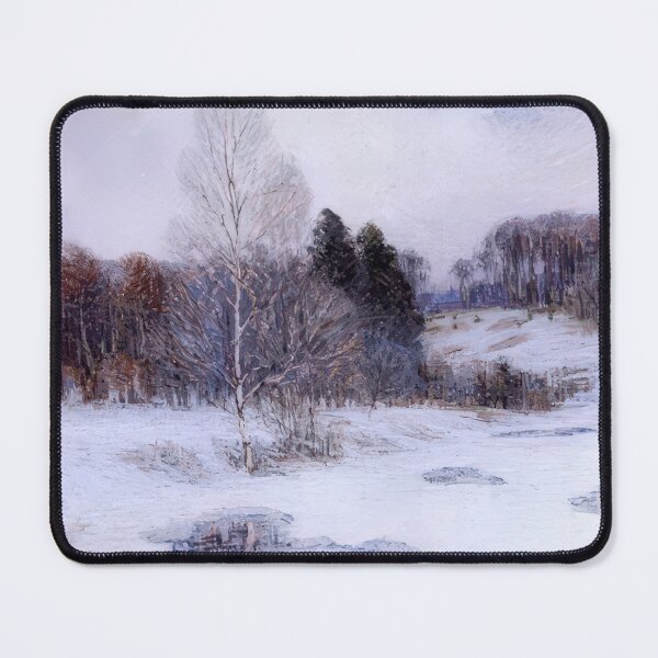 Item preview, Alfred Heber Hutty - Sunlit Snow - landscape By Alfred Heber Hutty - Poster designed and sold by LILLIANSTRANGEy.