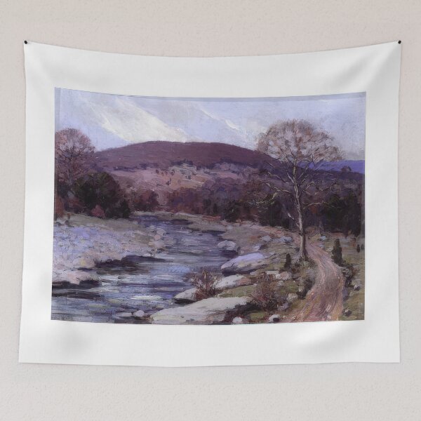 Item preview, Alfred Heber Hutty - Spring Landscape - landscape By Alfred Heber Hutty -  Poster designed and sold by LILLIANSTRANGEy.