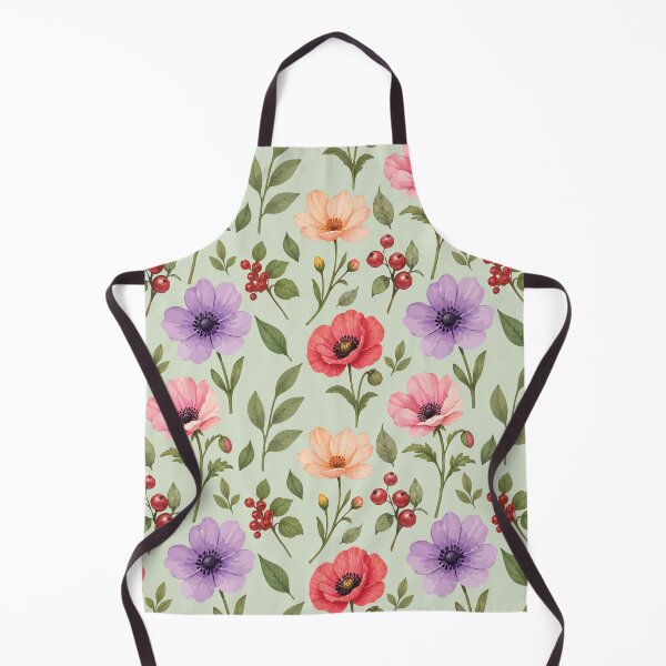 Item preview, Colorful Wildflower Botanical Pattern – Vintage Floral Print 2 designed and sold by SimplePoDesign.