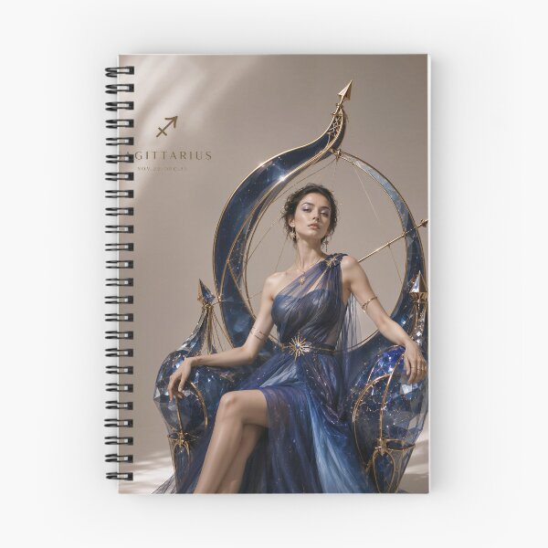 Item preview, Sagittarius Celestial Goddess Zodiac Portrait designed and sold by AtelierHailey.
