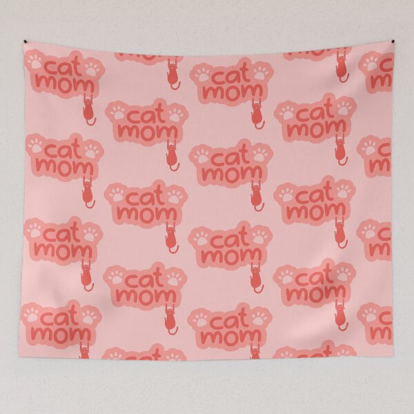 Item preview, cat mom (red) designed and sold by codename.stickyhand .
