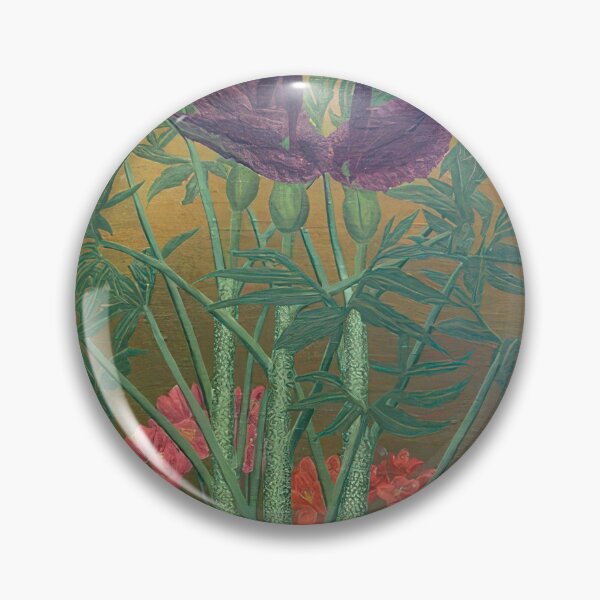 Item preview, Andre Bauchant - Exotic Flowers - Naïve Art (Primitivism) By Andre Bauchant -  Poster designed and sold by LILLIANSTRANGEy.