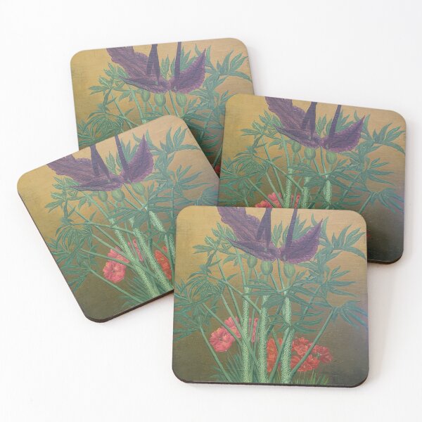 Item preview, Andre Bauchant - Exotic Flowers - Naïve Art (Primitivism) By Andre Bauchant -  Poster designed and sold by LILLIANSTRANGEy.