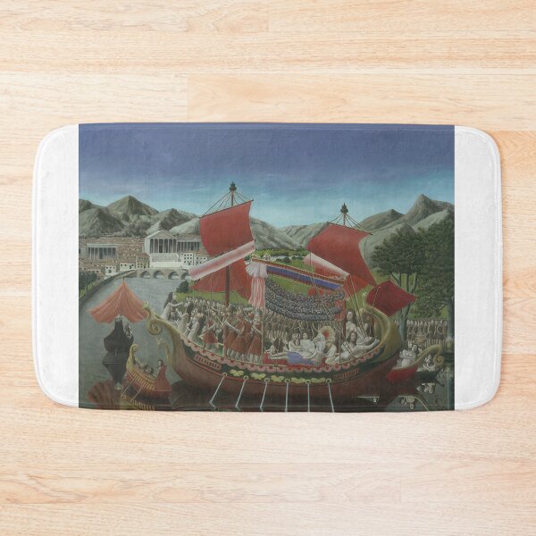 Item preview, Andre Bauchant - Cleopatra's Barge - Naïve Art (Primitivism) By Andre Bauchant -  Poster designed and sold by LILLIANSTRANGEy.