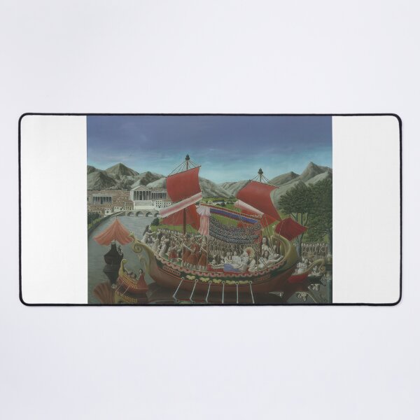 Item preview, Andre Bauchant - Cleopatra's Barge - Naïve Art (Primitivism) By Andre Bauchant - Poster designed and sold by LILLIANSTRANGEy.