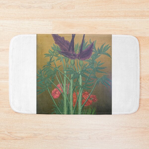 Item preview, Andre Bauchant - Exotic Flowers - Naïve Art (Primitivism) By Andre Bauchant -  Poster designed and sold by LILLIANSTRANGEy.