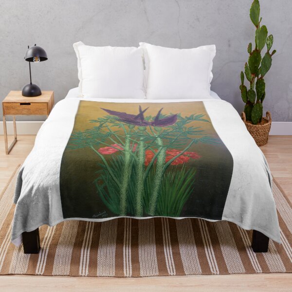 Item preview, Andre Bauchant - Exotic Flowers - Naïve Art (Primitivism) By Andre Bauchant - Poster designed and sold by LILLIANSTRANGEy.
