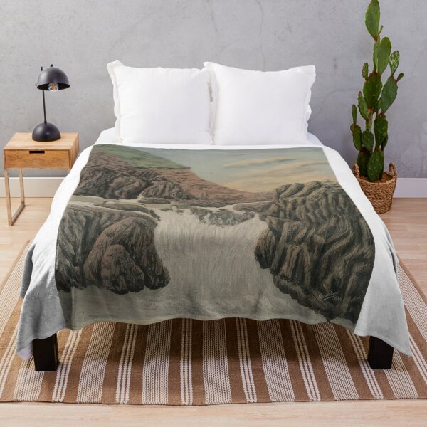 Item preview, Andre Bauchant - La chute d'eau - Naïve Art (Primitivism) By Andre Bauchant - Poster designed and sold by LILLIANSTRANGEy.