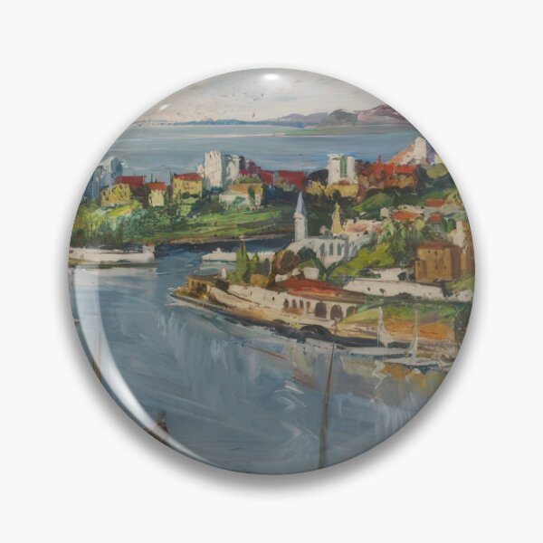 Item preview, Andre Bauchant - Monaco - Naïve Art (Primitivism) By Andre Bauchant -  Poster designed and sold by LILLIANSTRANGEy.