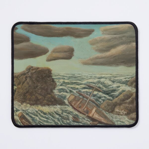 Item preview, Andre Bauchant - Marine - Naïve Art (Primitivism) By Andre Bauchant -  Poster designed and sold by LILLIANSTRANGEy.