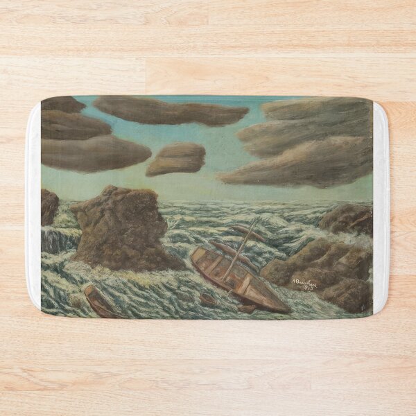 Item preview, Andre Bauchant - Marine - Naïve Art (Primitivism) By Andre Bauchant -  Poster designed and sold by LILLIANSTRANGEy.