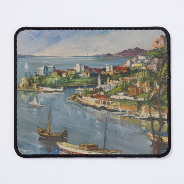 Item preview, Andre Bauchant - Monaco - Naïve Art (Primitivism) By Andre Bauchant -  Poster designed and sold by LILLIANSTRANGEy.