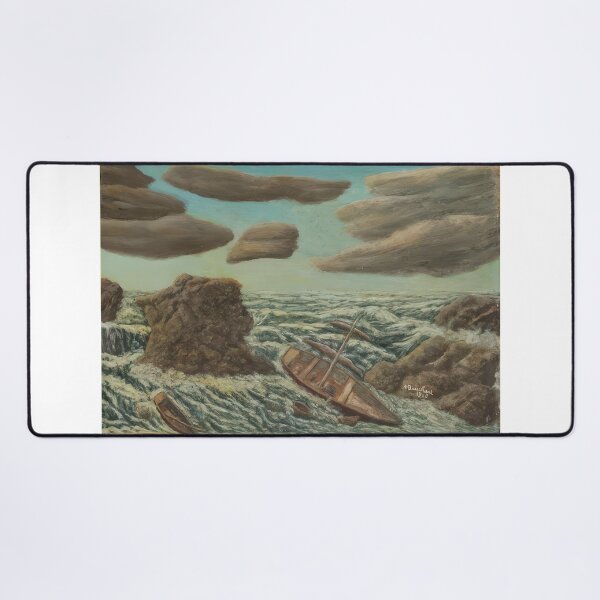 Item preview, Andre Bauchant - Marine - Naïve Art (Primitivism) By Andre Bauchant -  Poster designed and sold by LILLIANSTRANGEy.